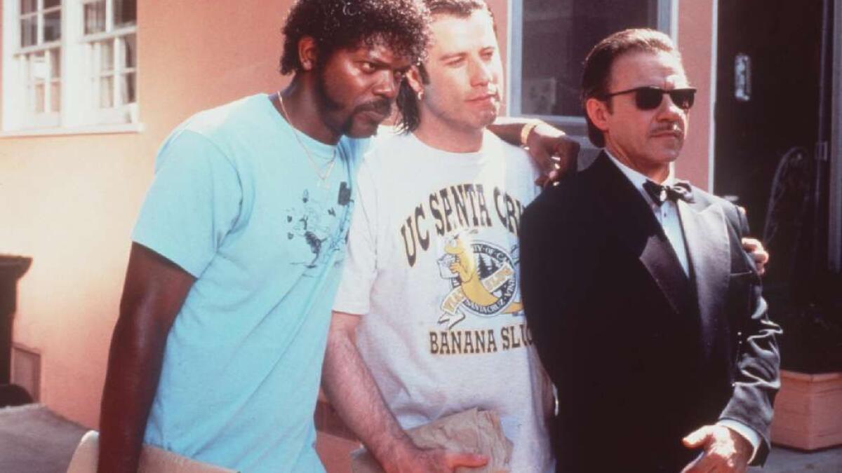 Movies on TV this week: 'Pulp Fiction'; 'Goldfinger' and more